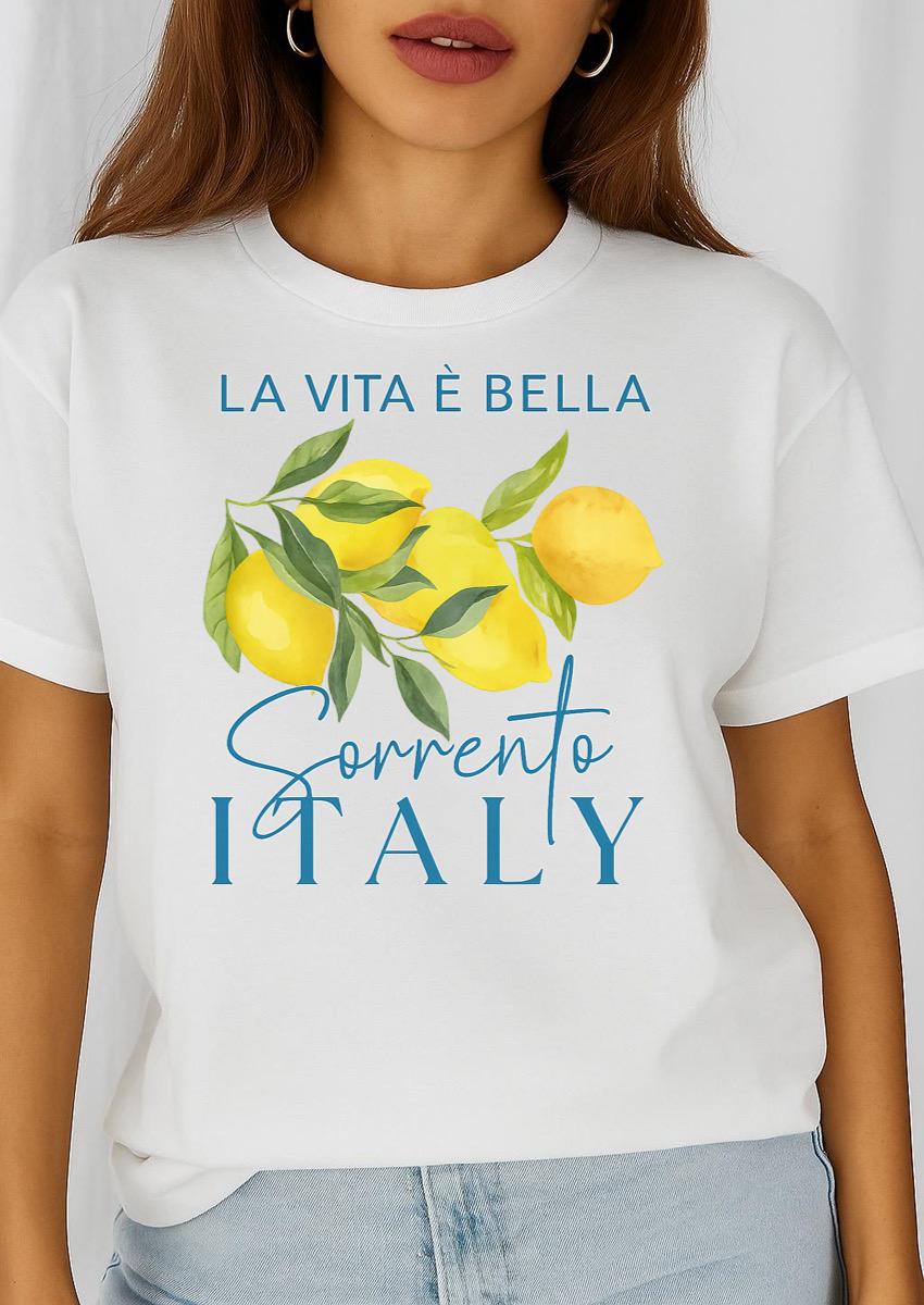 Női póló 100% pamutból Italy