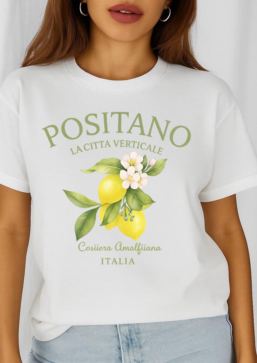 Női póló 100% pamutból Positano