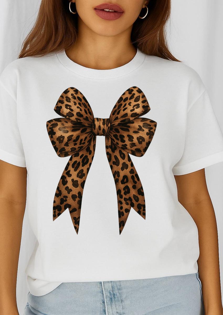 Női póló 100% pamutból Állat print