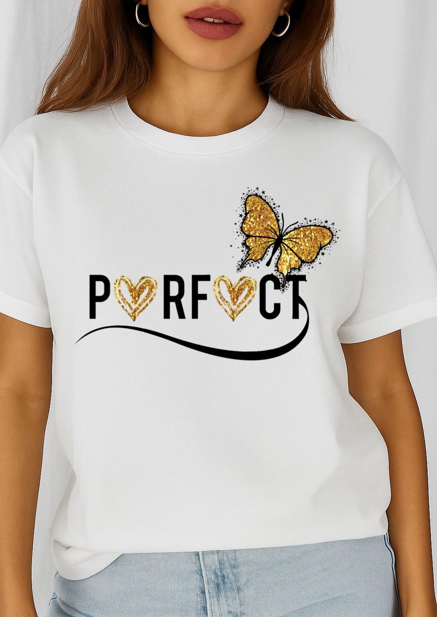 Női póló 100% pamutból Perfect