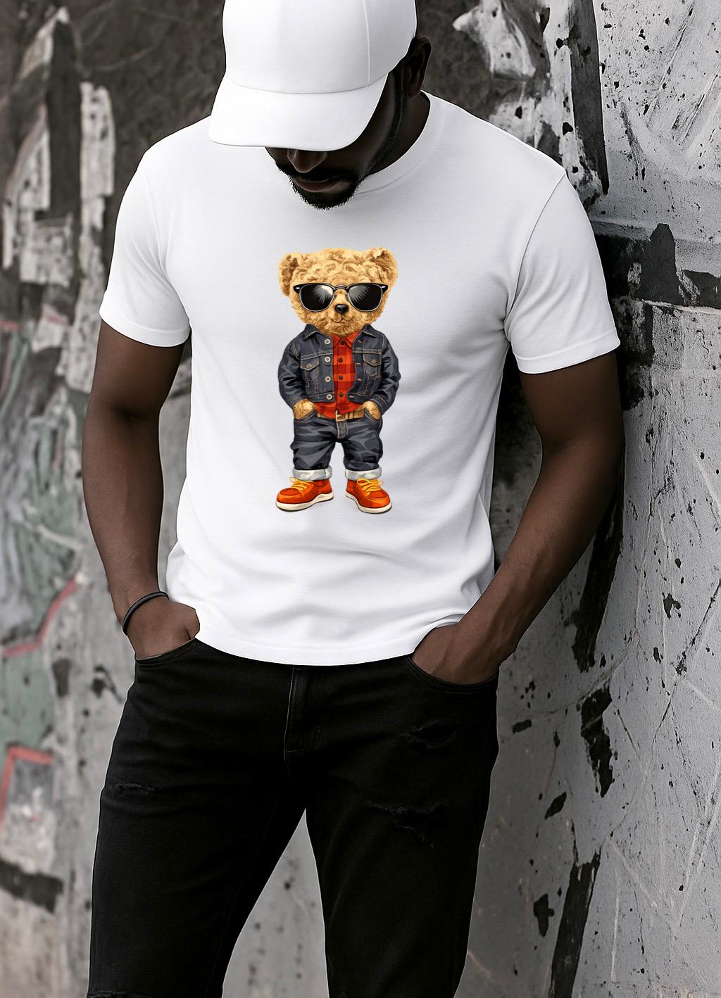 Fehér póló 100% pamutból Denim master