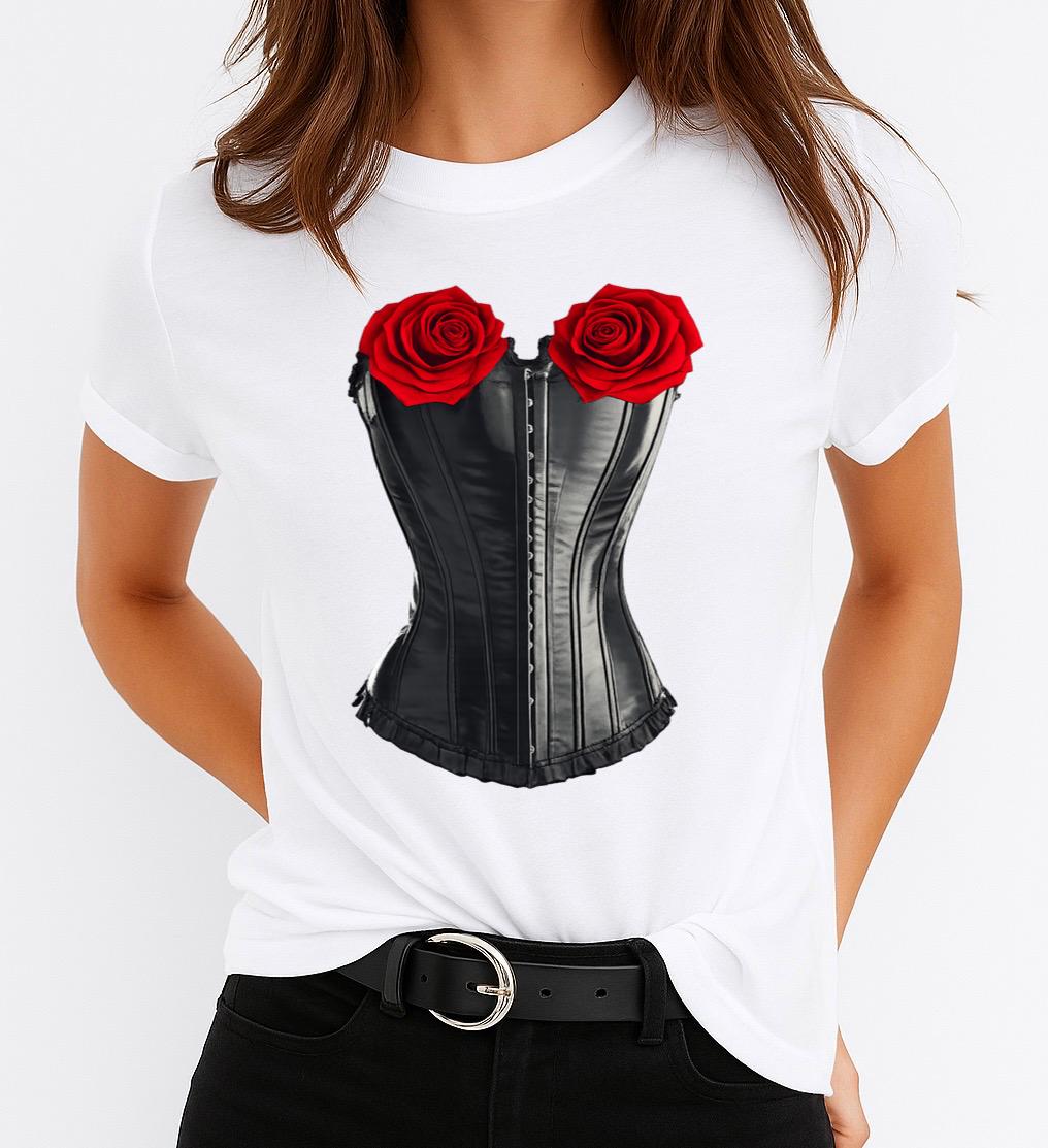 Női póló 100% pamutból Perfect body