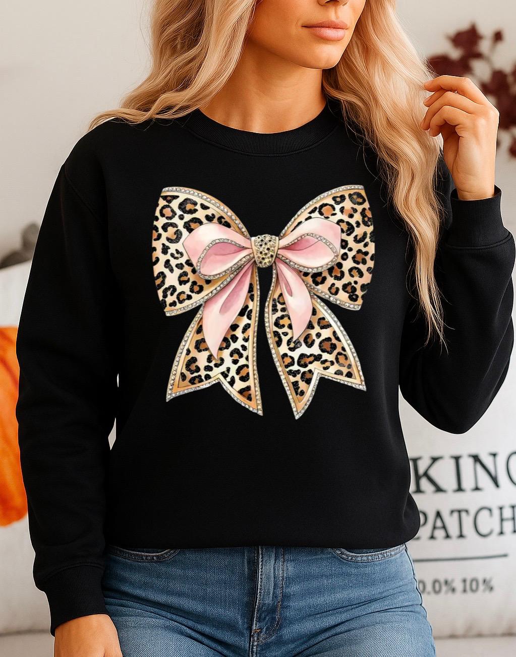 Fekete Blúz 100% pamutból Arany masni