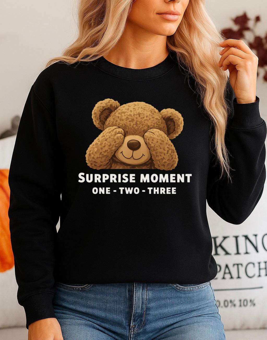 Fekete Blúz 100% pamutból Surprise moment