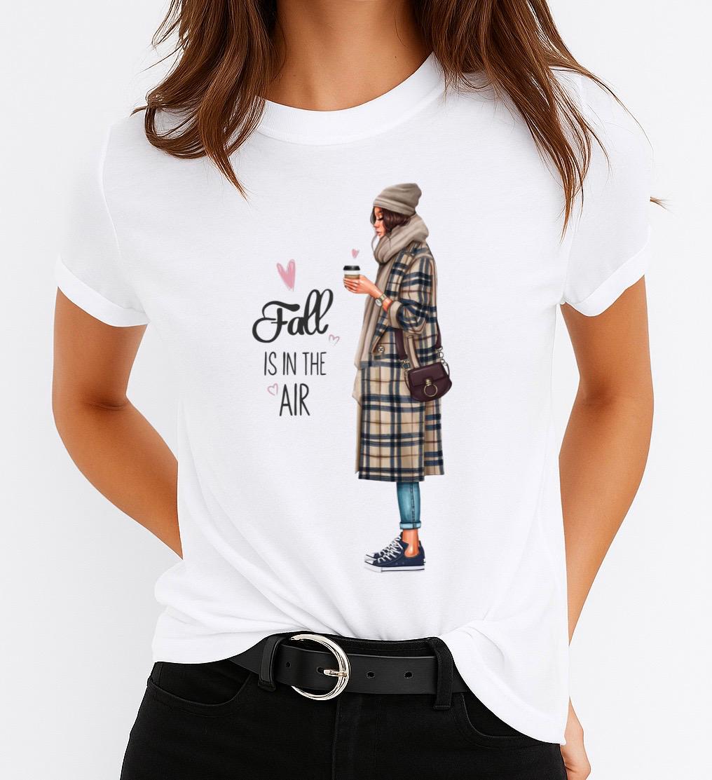 Női póló 100% pamutból In The Air