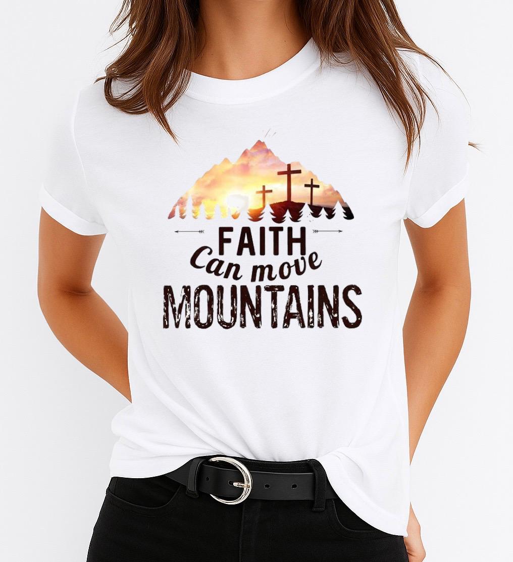Női póló 100% pamutból Mountains