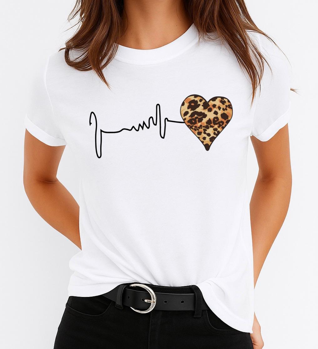 Női póló 100% pamutból Love Gold