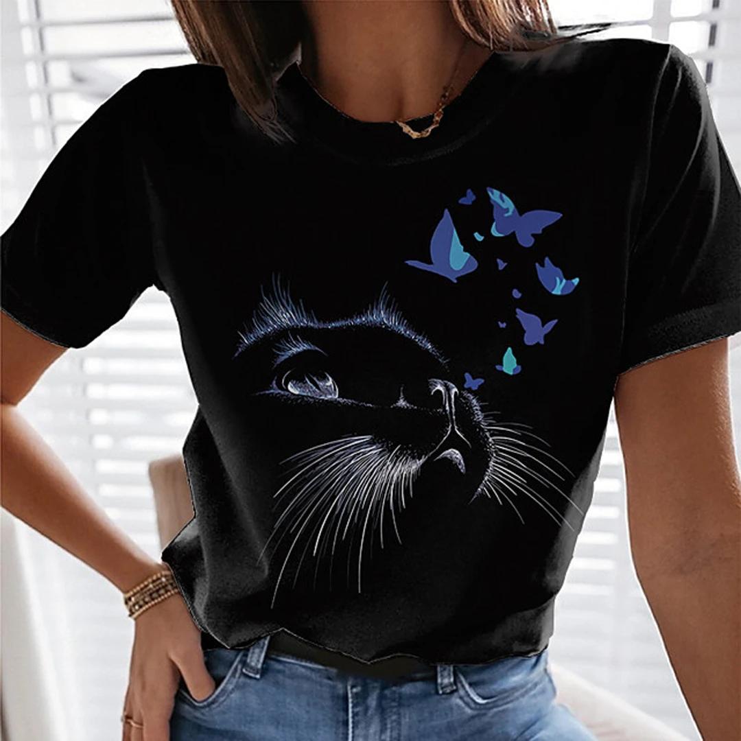 Tricou Negru Pisica (6893127467192)