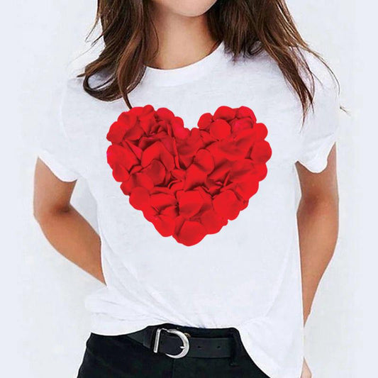 Női póló 100% pamutból Red Heart 10