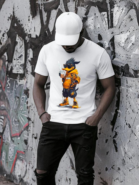 Fehér póló 100% pamutból Swag