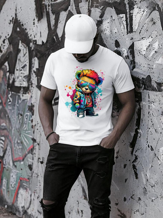 Fehér póló 100% pamutból Color bear