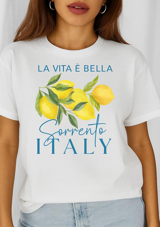 Női póló 100% pamutból Italy