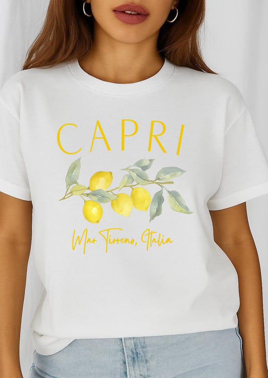 Női póló 100% pamutból Capri