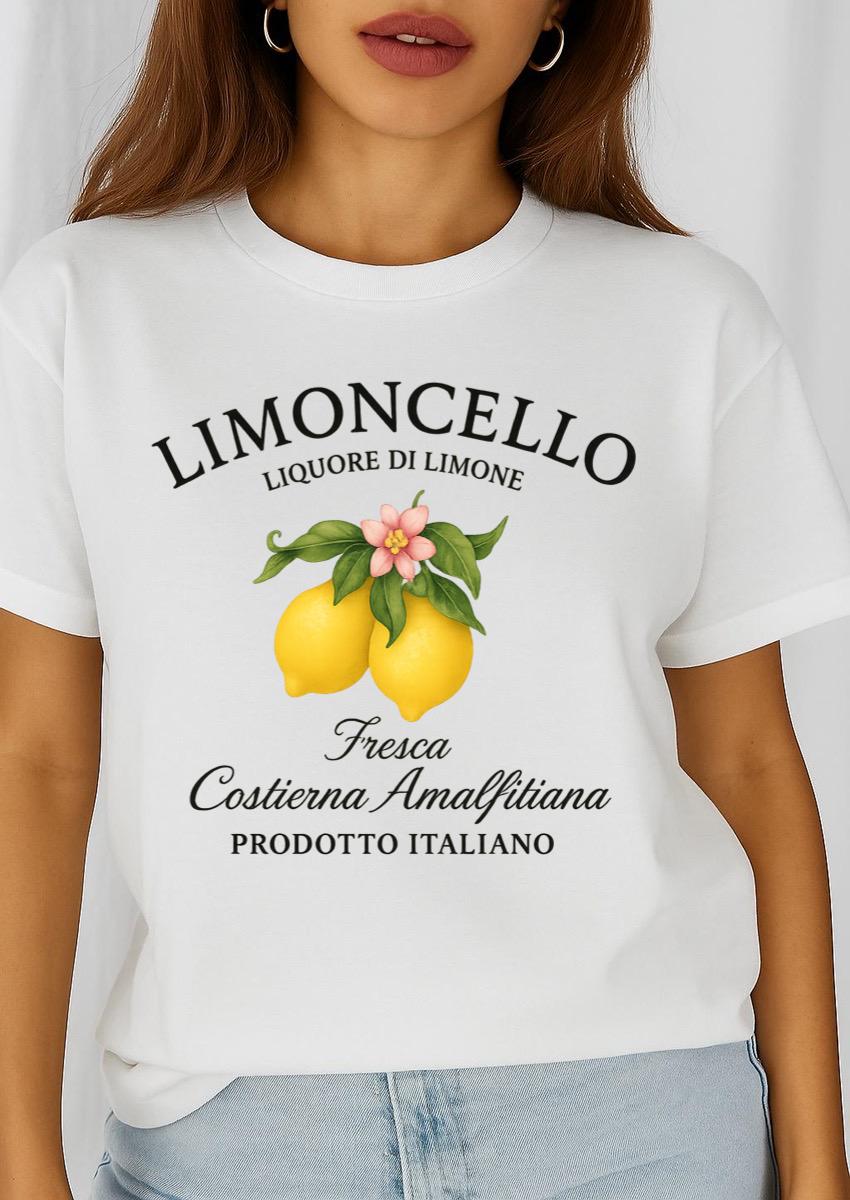 Női póló 100% pamutból Limoncello