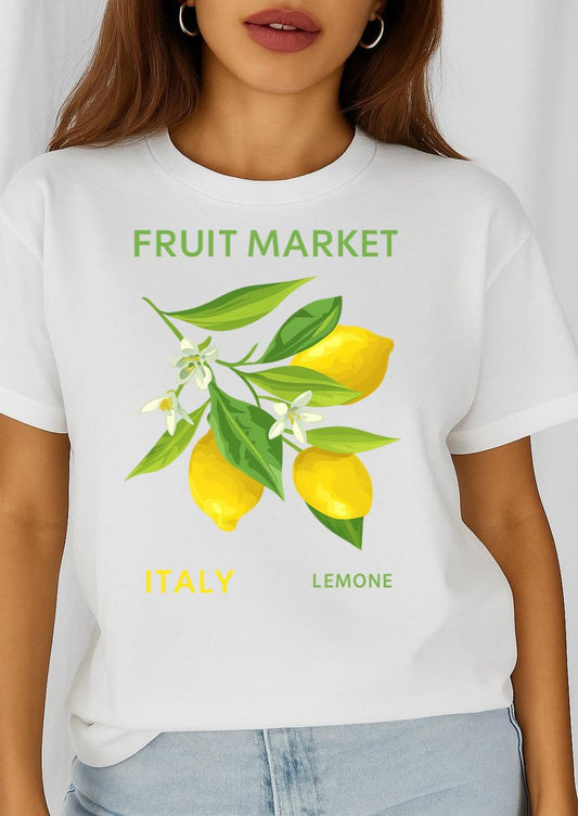 Női póló 100% pamutból Fruit Market