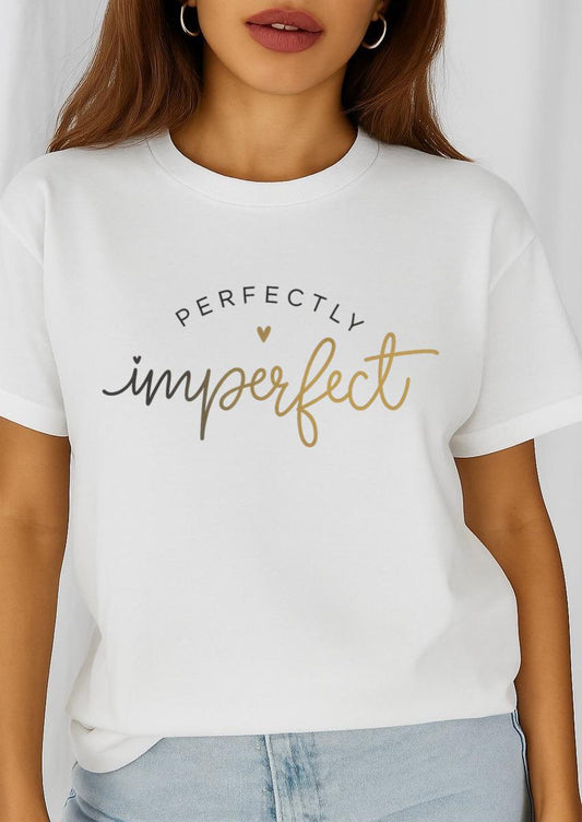 Női póló 100% pamutból Imperfect