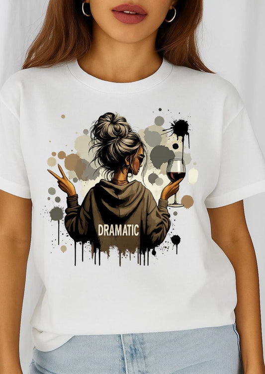 Női póló 100% pamutból Dramatic