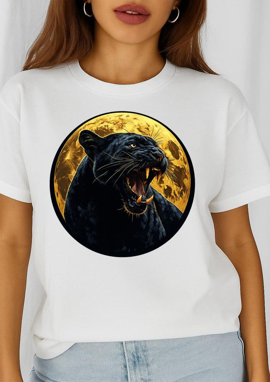 Női póló 100% pamutból Párduc 2