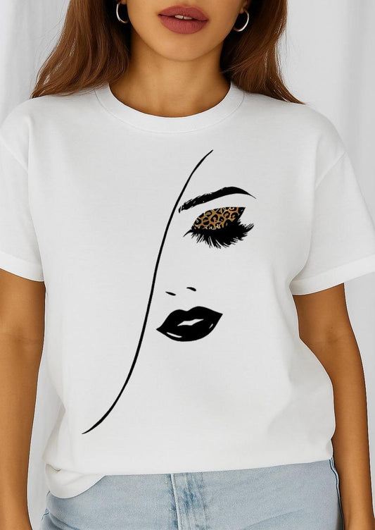 Női póló 100% pamutból Face