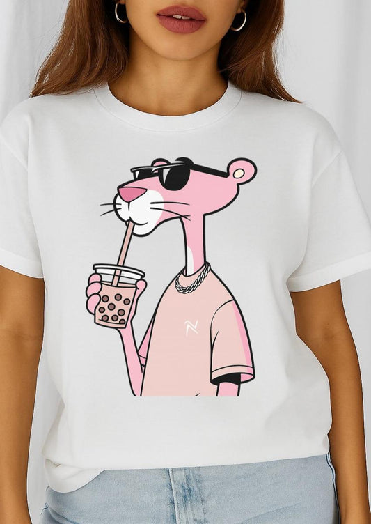 Női póló 100% pamutból Pinky