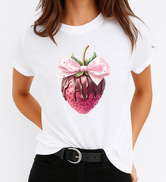 Női póló 100% pamutból Pinky