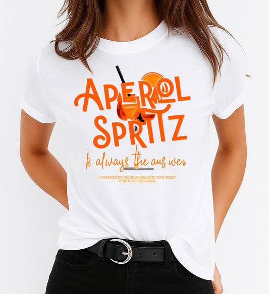 Női póló 100% pamutból Aperol