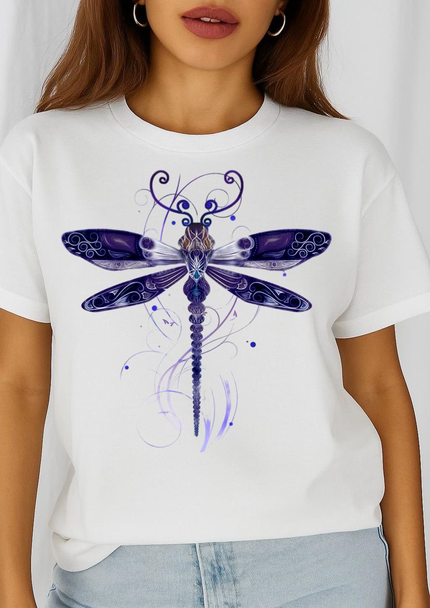 Női póló 100% pamutból LILA