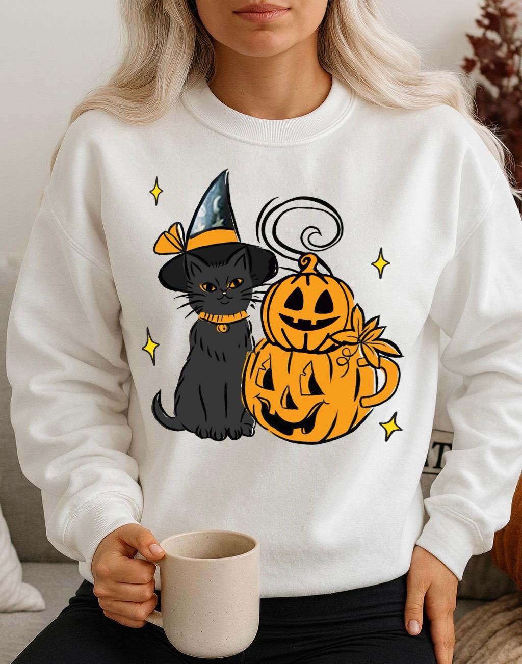 Fehér Blúz 100% pamutból Halloween 2
