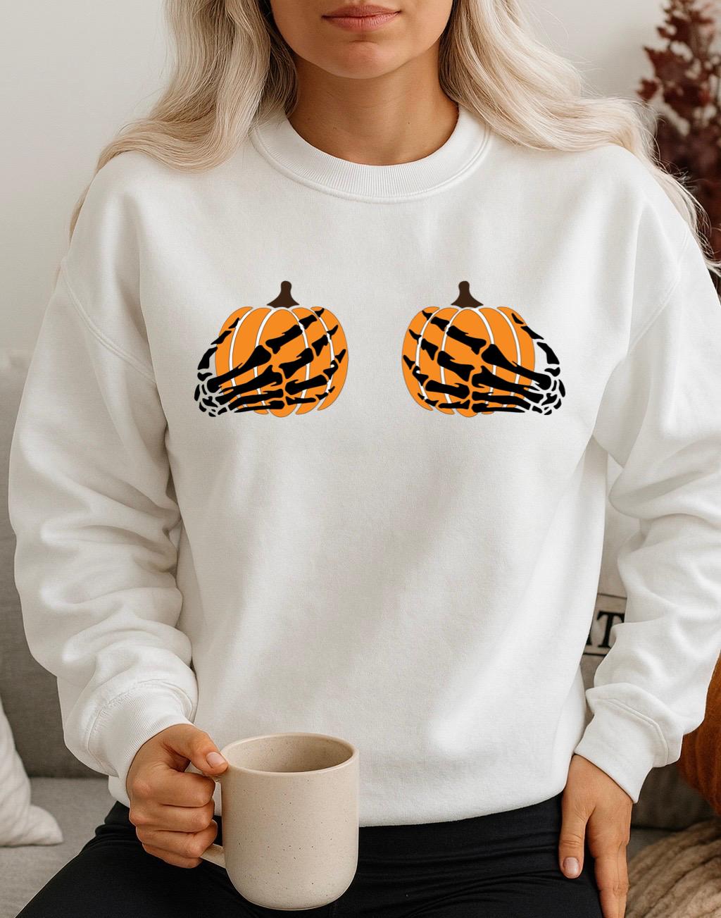 Fehér Blúz 100% pamutból Halloween 3