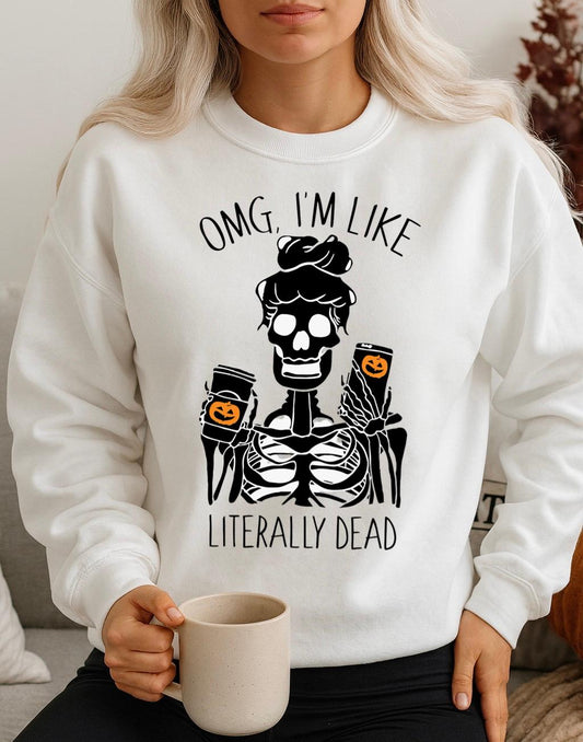 Fehér Blúz 100% pamutból Halloween 4