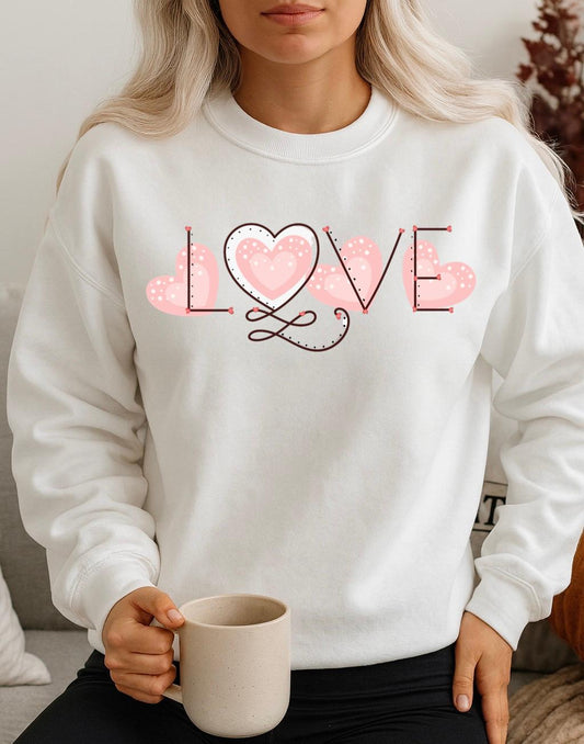 Fehér Blúz 100% pamutból Love