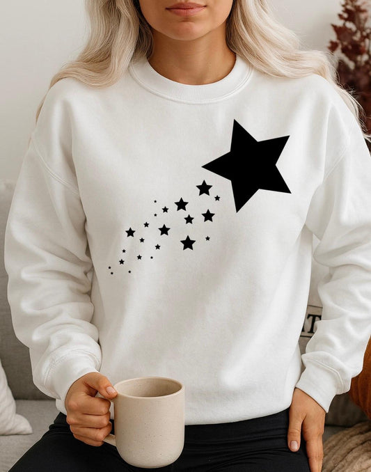 Fehér Blúz 100% pamutból Csillag