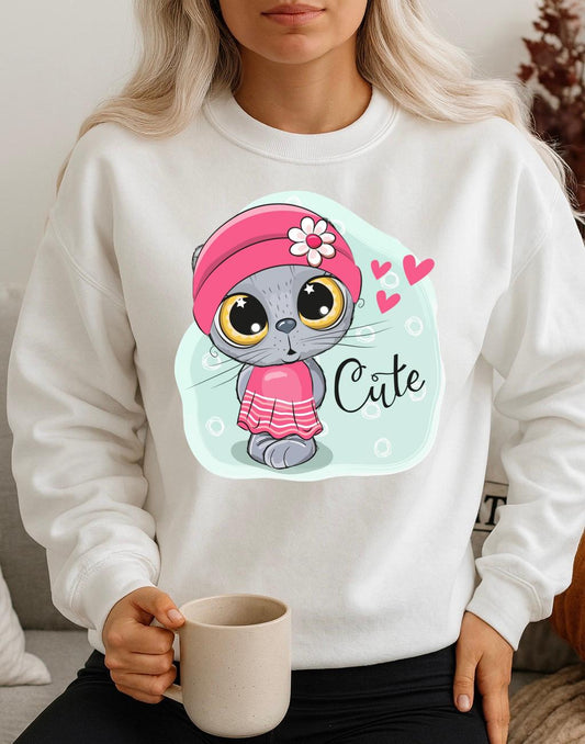 Fehér Blúz 100% pamutból Cute