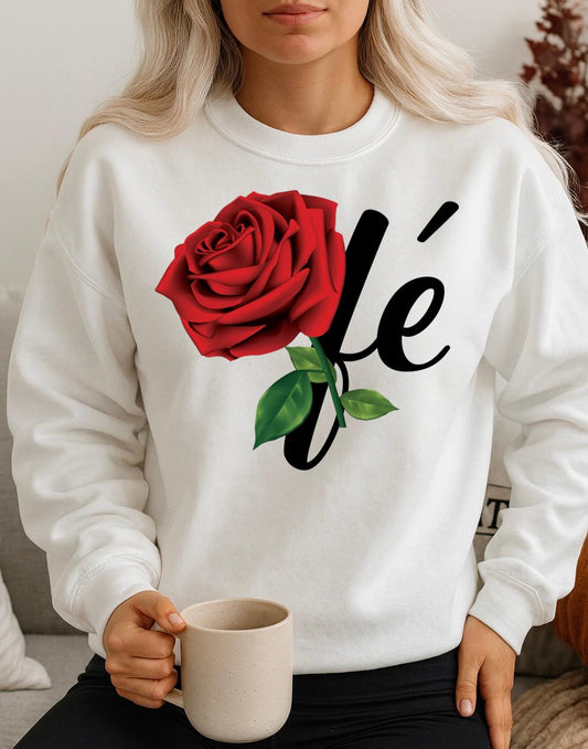 Fehér Blúz  100% pamutból Rose red