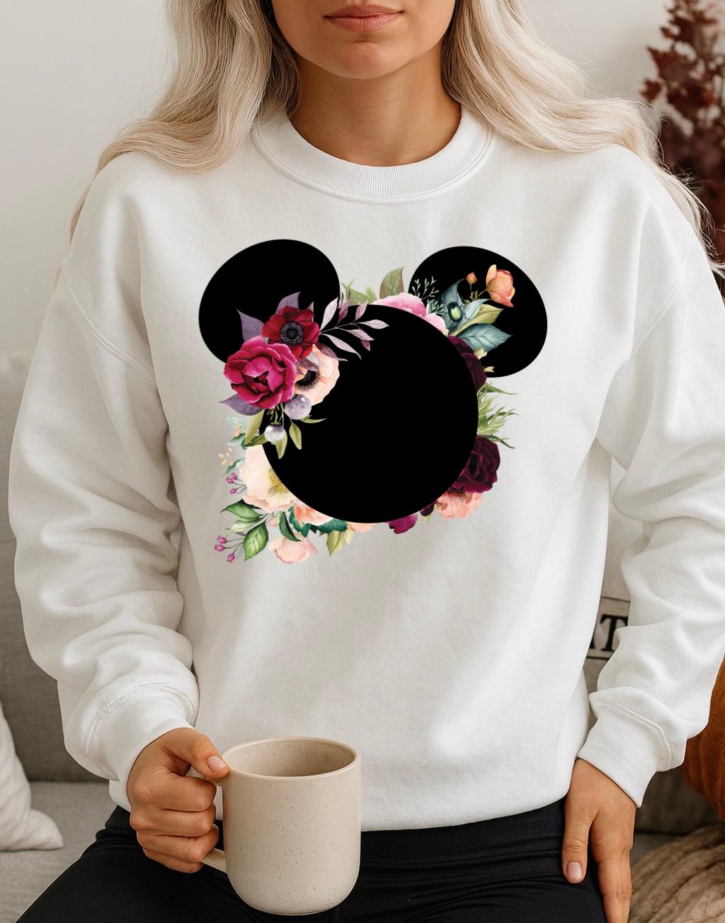 Fehér Blúz  100% pamutból Mickey Mouse