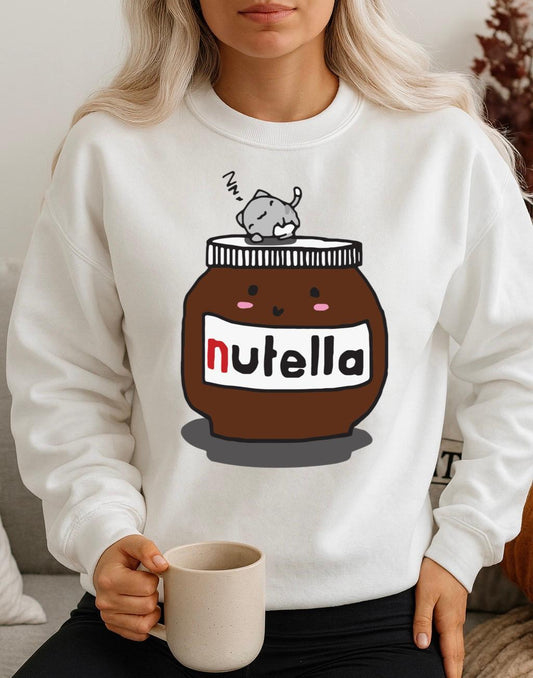 Fehér Blúz 100% pamutból Nutella