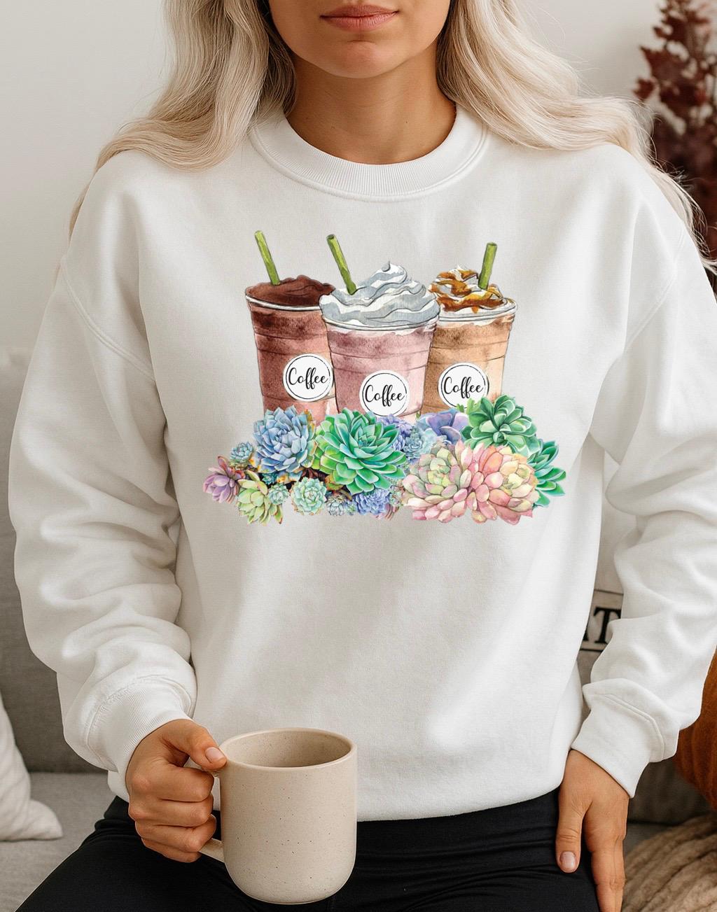 Fehér Blúz 100% pamutból 3 Coffee