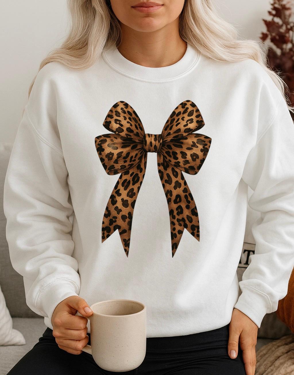 Fehér Blúz 100% pamutból Animal Print