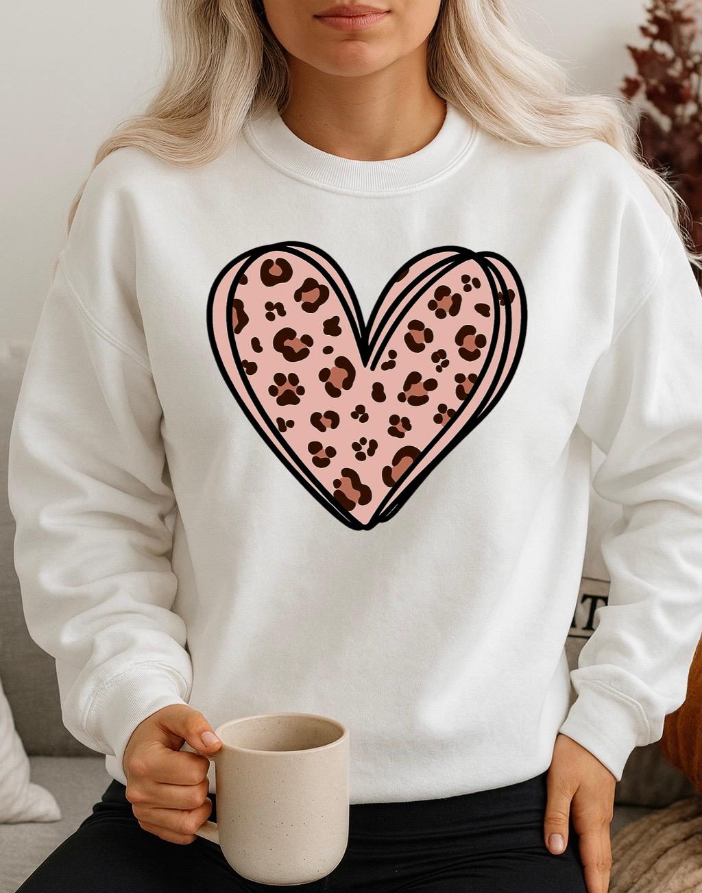 Fehér Blúz 100% pamutból Heart rose