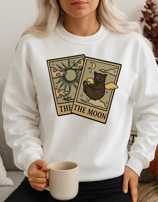 Fehér Blúz 100% pamutból The moon