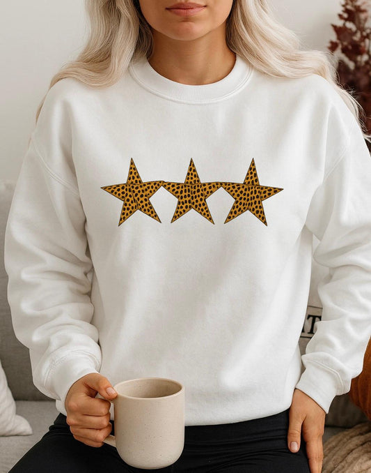 Fehér Blúz 100% pamutból Stars