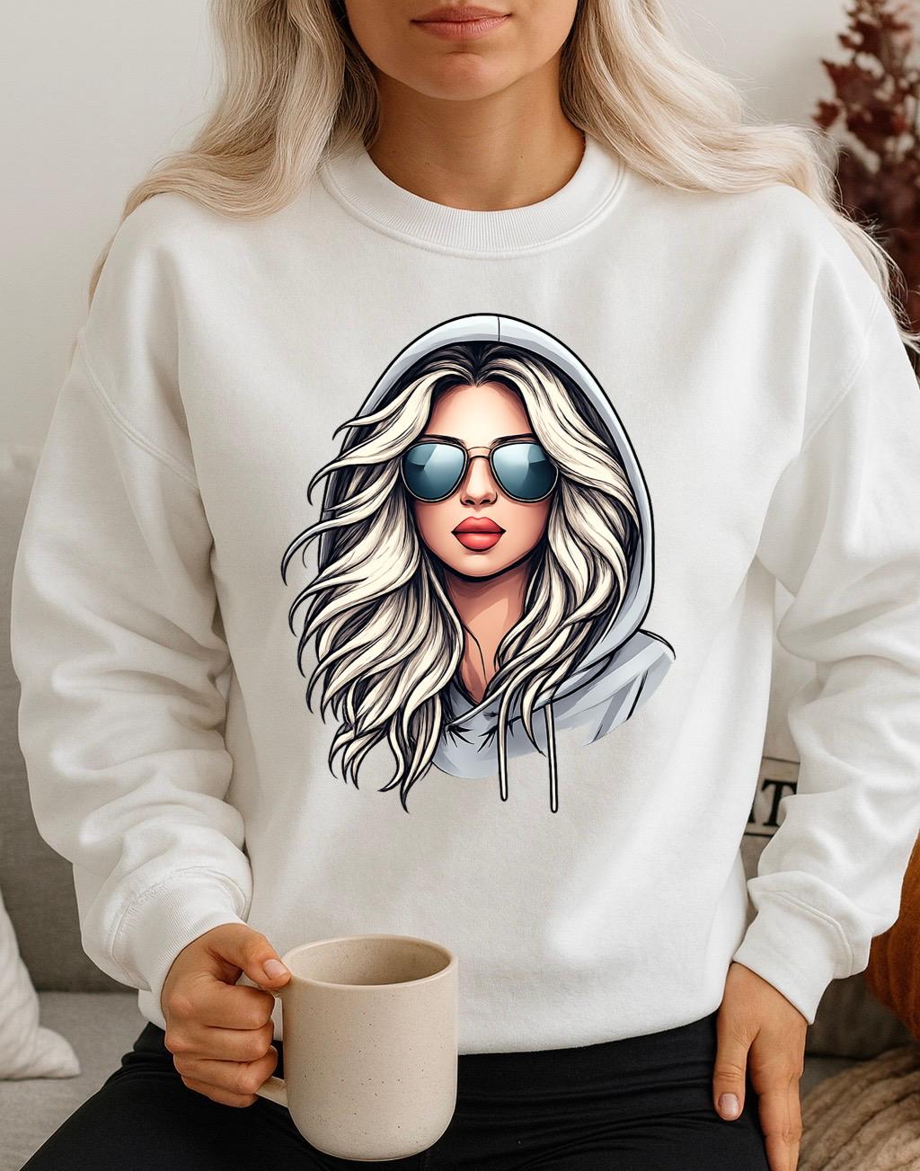 Fehér Blúz 100% pamutból Blonde