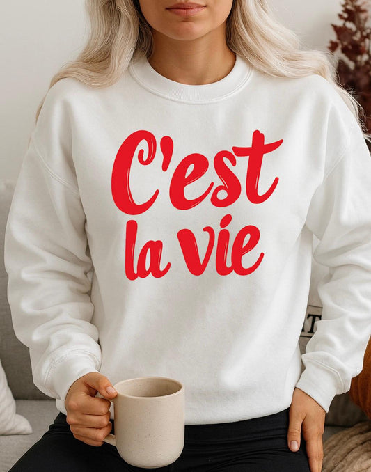 Fehér Blúz 100% pamutból C'est la vie