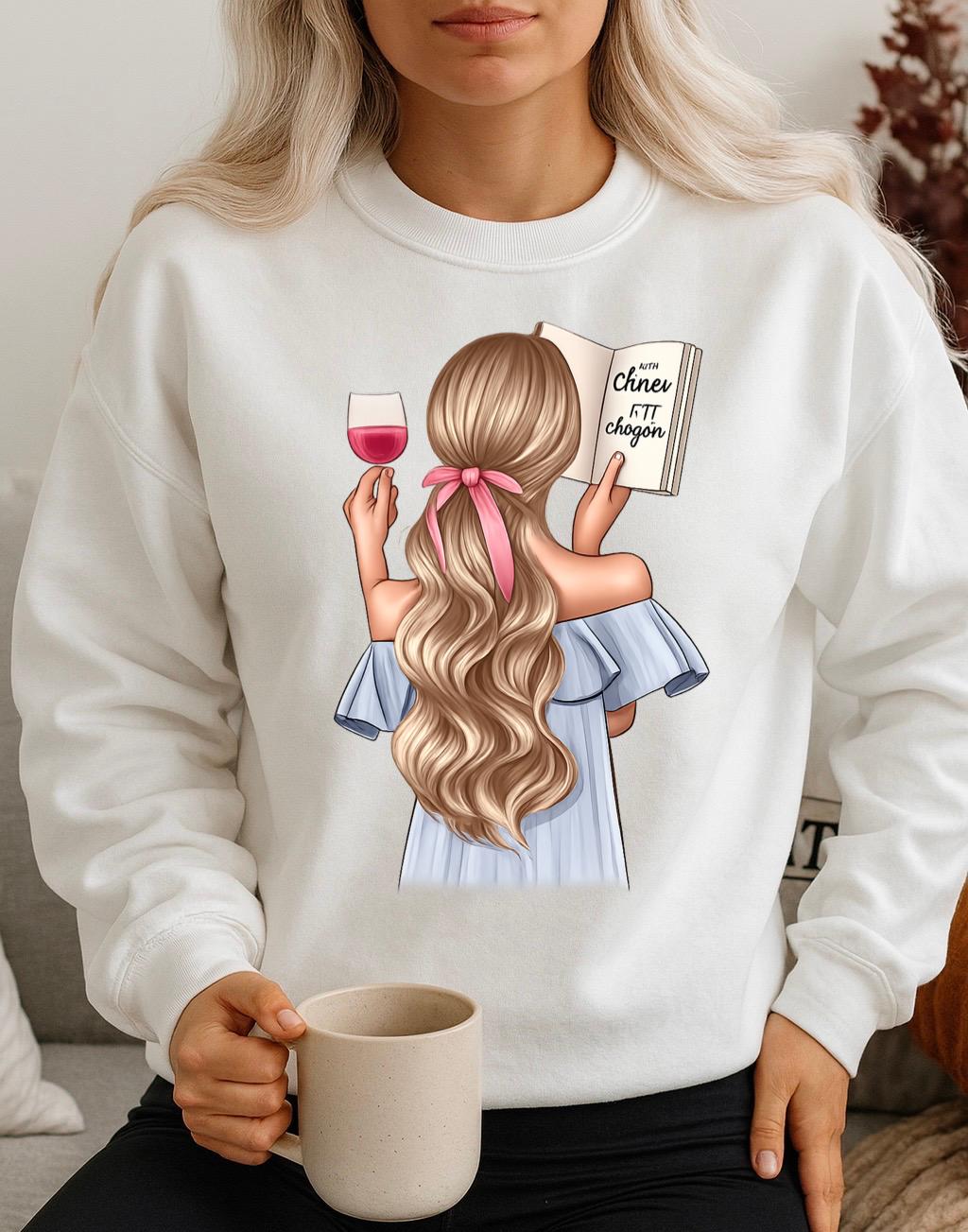 Fehér Blúz 100% pamutból Girl