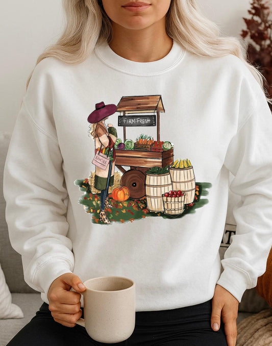 Fehér Blúz 100% pamutból Fashion