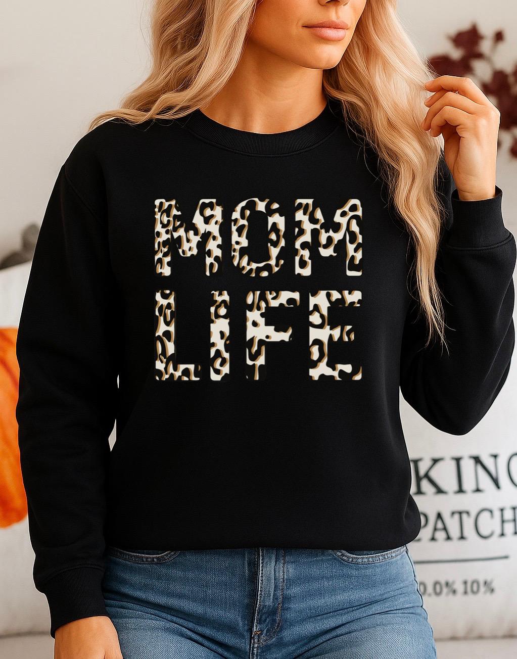 Fekete Blúz 100% pamutból MOM LIFE
