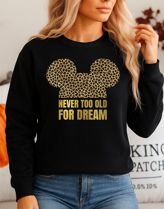 Fekete Blúz 100% pamutból Never too old