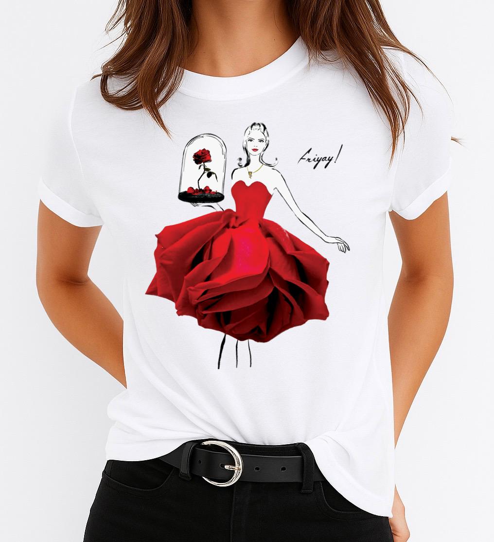 Női póló 100% pamutból Friyay!