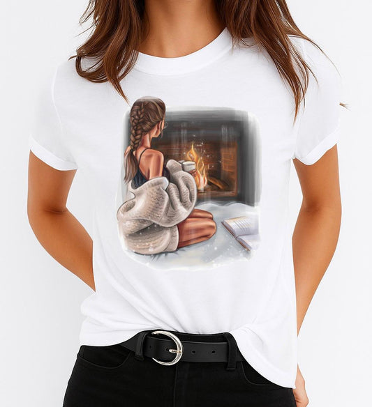 Női póló 100% pamutból Hot Chocolate