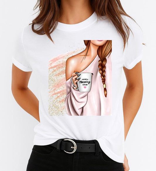 Női póló 100% pamutból Morning